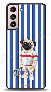 Dafoni Art Samsung Galaxy S21 Tennis Boy Pug Klf