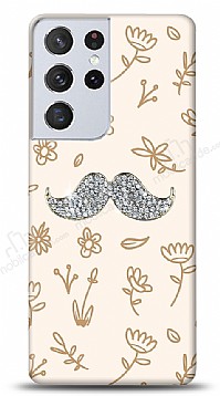 Samsung Galaxy S21 Ultra Bling Mustache Tal Klf