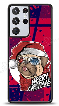 Dafoni Art Samsung Galaxy S21 Ultra Christmas Pug Klf