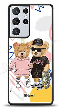Dafoni Art Samsung Galaxy S21 Ultra Fun Couple Teddy Klf