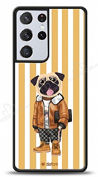 Dafoni Art Samsung Galaxy S21 Ultra Pug Style Klf