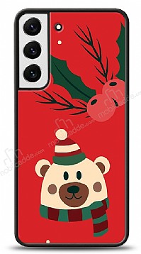 Dafoni Art Samsung Galaxy S22 Plus 5G Christmas Bear Klf