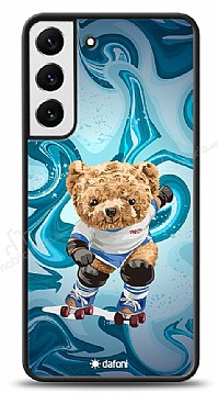 Dafoni Art Samsung Galaxy S22 Plus 5G Skating Teddy Bear Klf