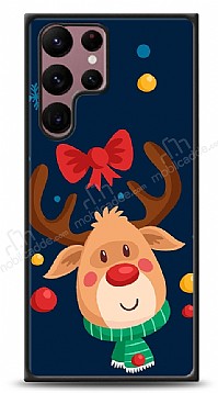 Dafoni Art Samsung Galaxy S22 Ultra 5G Christmas Deer Klf