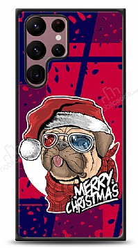 Dafoni Art Samsung Galaxy S22 Ultra 5G Christmas Pug Klf