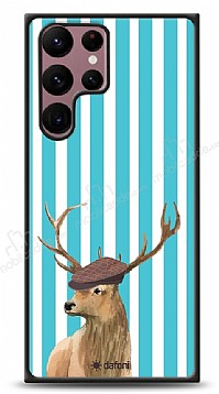 Dafoni Art Samsung Galaxy S22 Ultra 5G Fedora Deer Klf
