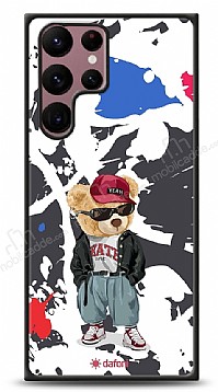 Dafoni Art Samsung Galaxy S22 Ultra 5G Sporty Teddy Bear Klf