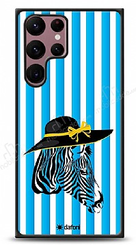 Dafoni Art Samsung Galaxy S22 Ultra 5G Zebra Siluet Klf