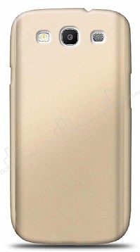 Samsung Galaxy S3 Gold Mat Silikon Klf