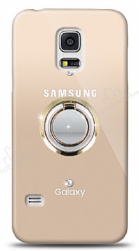 Samsung Galaxy S5 Gold Tutuculu Tal effaf Klf