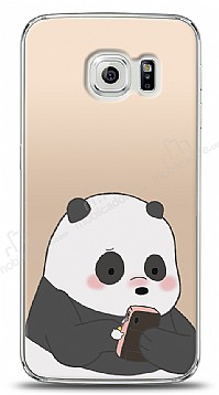 Samsung Galaxy S6 edge Confused Panda Resimli Klf