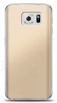 Samsung Galaxy S6 Gold Mat Silikon Klf