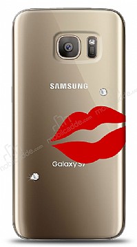 Samsung Galaxy S7 3 Ta Dudak Klf