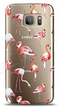 Samsung Galaxy S7 Edge Flamingo Resimli Klf