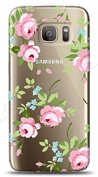 Samsung Galaxy S7 Edge Roses Resimli Klf