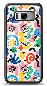 Dafoni Glossy Samsung Galaxy S8 Colorful Pattern Klf