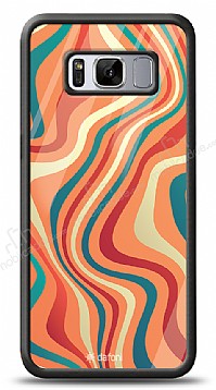 Dafoni Glossy Samsung Galaxy S8 Colorful Waves Klf