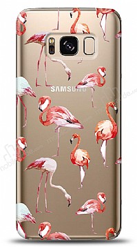 Samsung Galaxy S8 Flamingo Resimli Klf