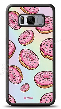 Dafoni Hologram Samsung Galaxy S8 Pembe Donut Klf