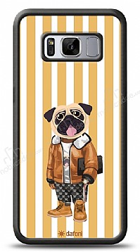 Dafoni Art Samsung Galaxy S8 Plus Pug Style Klf