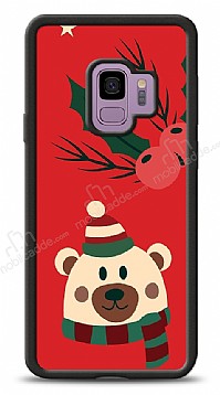 Dafoni Art Samsung Galaxy S9 Christmas Bear Klf