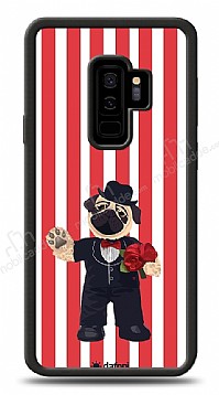Dafoni Art Samsung Galaxy S9 Plus Gentleman Pug Klf