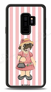 Dafoni Art Samsung Galaxy S9 Plus Pug Girl Klf