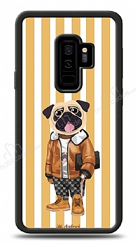 Dafoni Art Samsung Galaxy S9 Plus Pug Style Klf