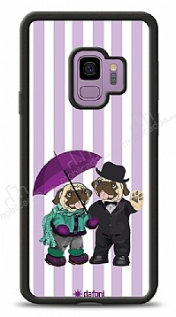 Dafoni Art Samsung Galaxy S9 Rainy Day Pugs Klf