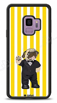 Dafoni Art Samsung Galaxy S9 Suit Pug Klf