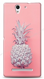 Sony Xperia C3 Pink Ananas Klf