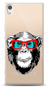 Sony Xperia XA1 Ultra Hipster Monkey Resimli Klf