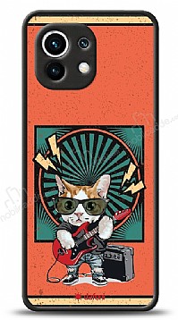 Dafoni Art Xiaomi Mi 11 Guitarist Cat Kılıf