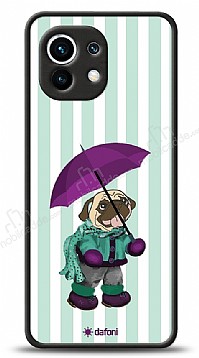Dafoni Art Xiaomi Mi 11 Pug in the Rain Klf