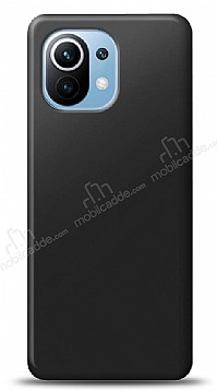 Xiaomi Mi 11 Siyah Mat Silikon Klf
