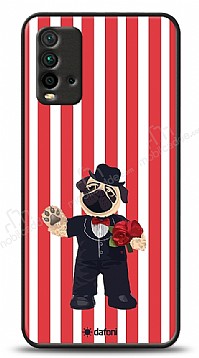 Dafoni Art Xiaomi Redmi 9T Gentleman Pug Kılıf