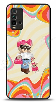 Dafoni Art Xiaomi Redmi 9T Pinky Bear Klf