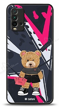 Dafoni Art Xiaomi Redmi 9T Rock And Roll Teddy Bear Kılıf
