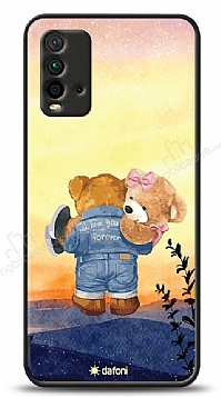Dafoni Art Xiaomi Redmi 9T Sunset Teddy Bears Klf
