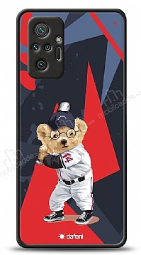 Dafoni Art Xiaomi Redmi Note 10 Pro Baseball Bear Klf