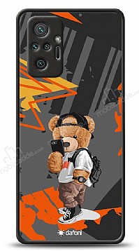 Dafoni Art Xiaomi Redmi Note 10 Pro Cool Teddy Bear Kılıf