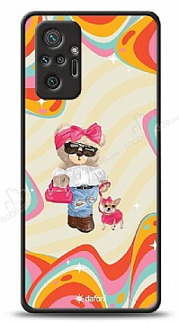 Dafoni Art Xiaomi Redmi Note 10 Pro Pinky Bear Klf