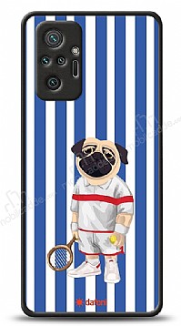 Dafoni Art Xiaomi Redmi Note 10 Pro Tennis Boy Pug Kılıf