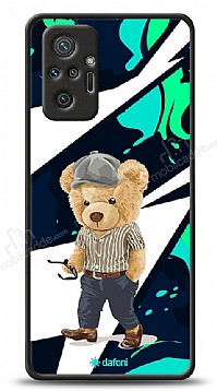 Dafoni Art Xiaomi Redmi Note 10 Pro Thoughtful Teddy Bear Kılıf