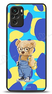 Dafoni Art Xiaomi Redmi Note 10 Student Teddy Bear Klf