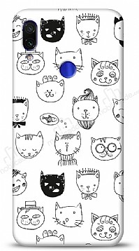 Xiaomi Redmi Note 7 Cats Resimli Klf