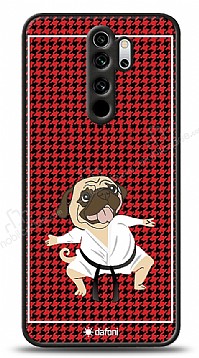Dafoni Art Xiaomi Redmi Note 8 Pro Karate Fighter Pug Klf