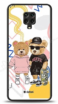 Dafoni Art Xiaomi Redmi Note 9 Pro Fun Couple Teddy Klf