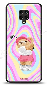 Dafoni Art Xiaomi Redmi Note 9 Pro Tennis Girl Bear Klf