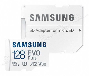 Samsung EVO Plus 128 GB microSDXC Kart 100 MBs (SD Adaptr)